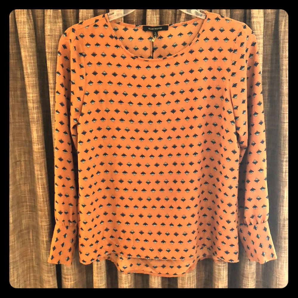 NWT Ellen Weaver blouse